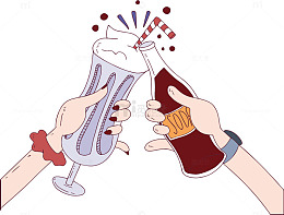 聚会派对干杯