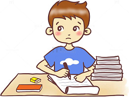 卡通小男孩