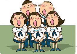 合唱团学生