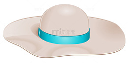 白色小礼帽