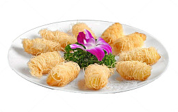 金丝榴莲酥