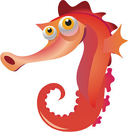 可爱海洋动物素材