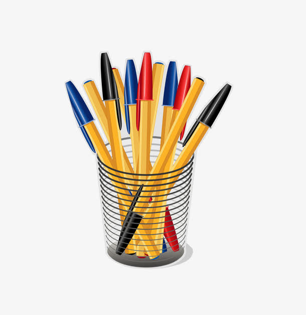 笔筒免抠素材免费下载_觅元素51yuansu.com