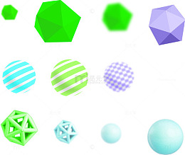 造型奇特的宝石和圆球