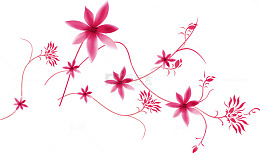 红色教师节海报花纹