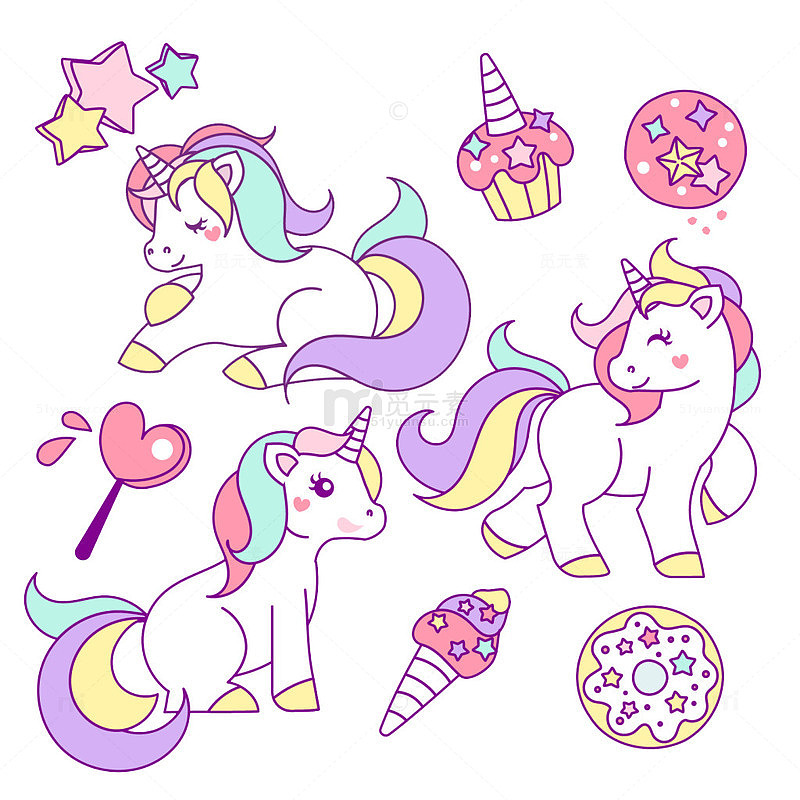 可爱独角兽