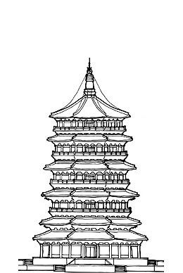 名胜古迹雷峰塔