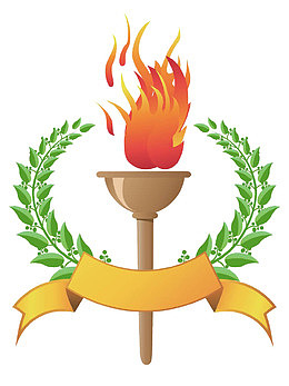 火炬插画