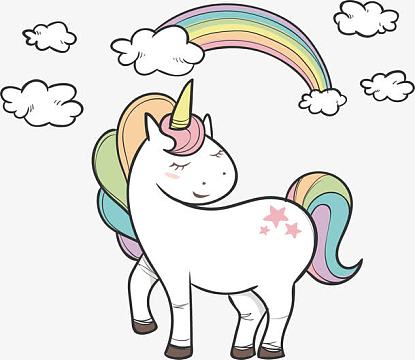 七色彩虹独角兽