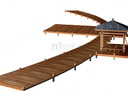 木质栈桥桥梁