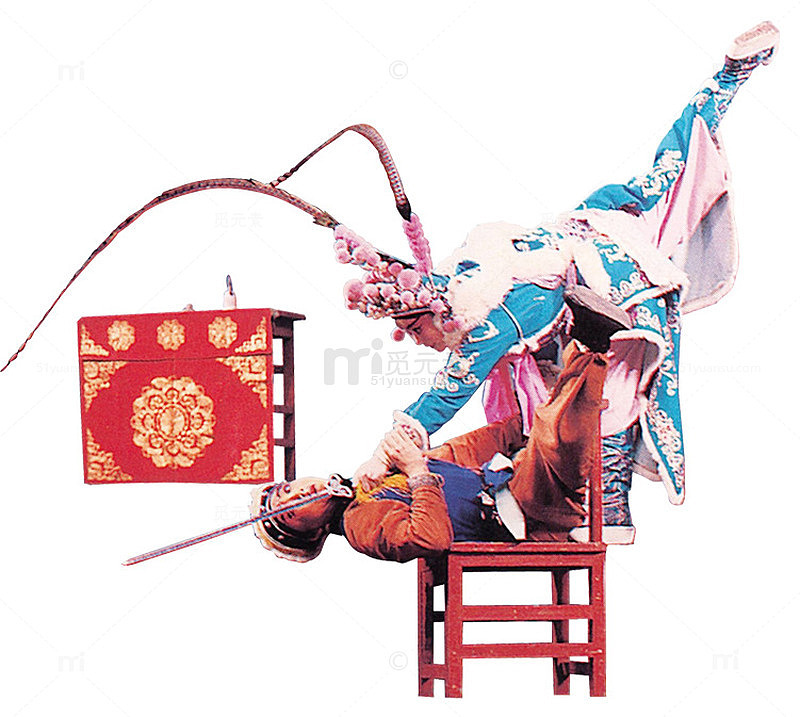 戏剧平面打斗场面
