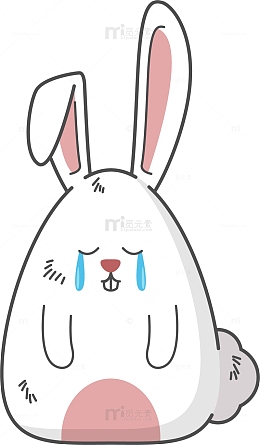 伤心的小白兔