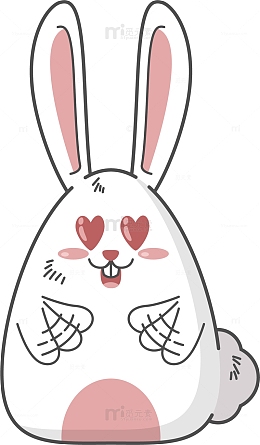 陷入爱情的小白兔