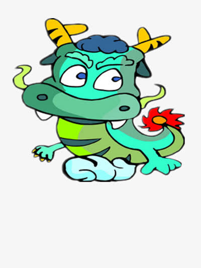 呆萌的生肖龙