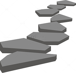 树林小溪道路