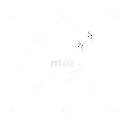 小银鱼矢量图