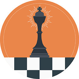 矢量手绘国际象棋