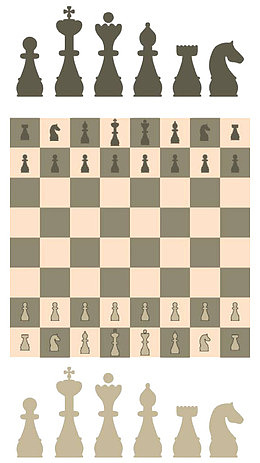 手绘国际象棋