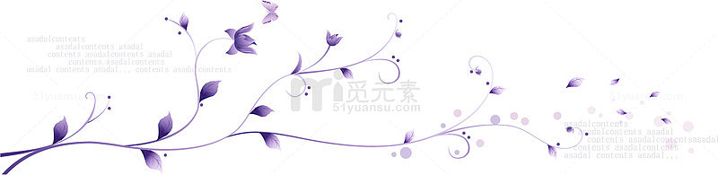 时尚典雅花卉背景矢量素材