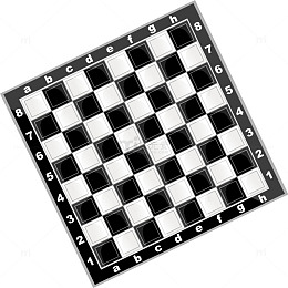 矢量国际象棋棋盘