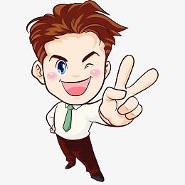 手绘卡通剪刀手素材_手绘卡通剪刀手png图片下载_觅元素