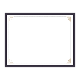 合格证边框设计