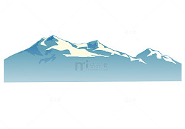 矢量几何雪山