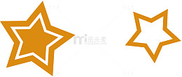 星星海报装饰元素