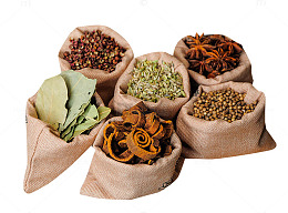 麻布袋里的调料