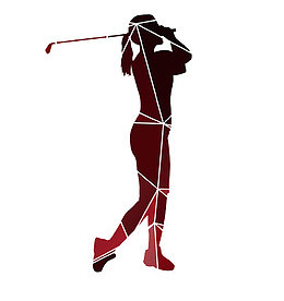 标准高尔夫球姿势