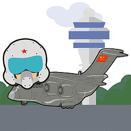 卡通空军海军图片