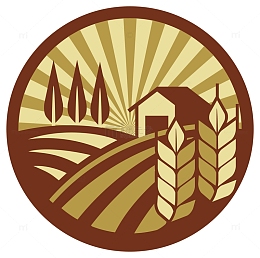 稻谷图标标识logo