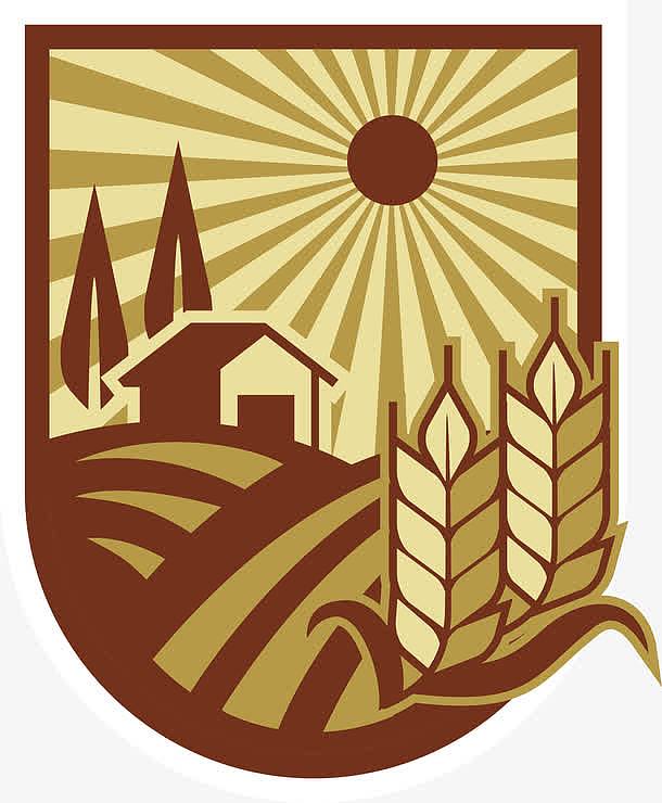 稻田稻谷logo设计