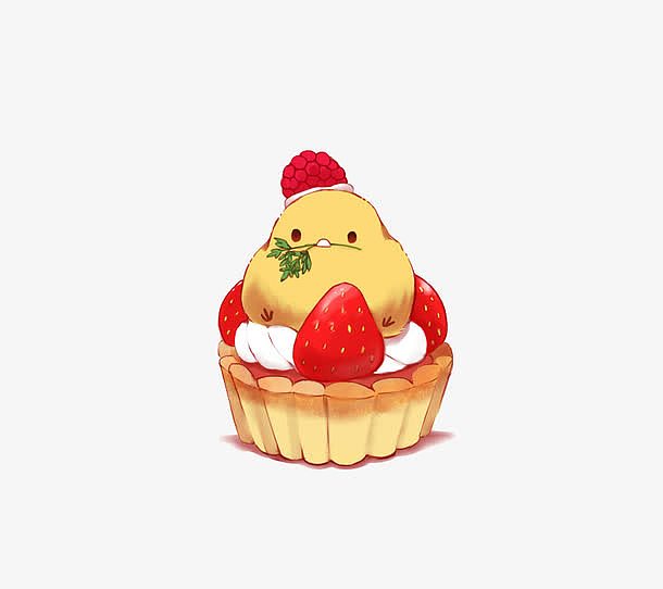 草莓蛋糕小鸡