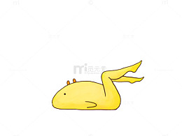 躺着蹬腿的小鸡