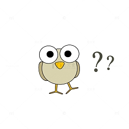 一脸疑问的小鸡