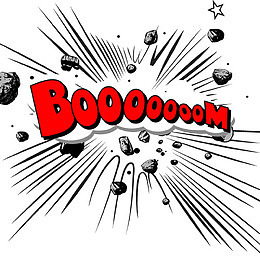 BOOOOOOOM涂鸦爆炸素材