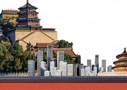北京现代建筑和古建筑