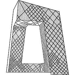 中央电视台手绘