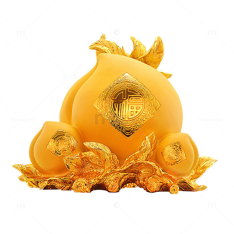 金漆寿桃