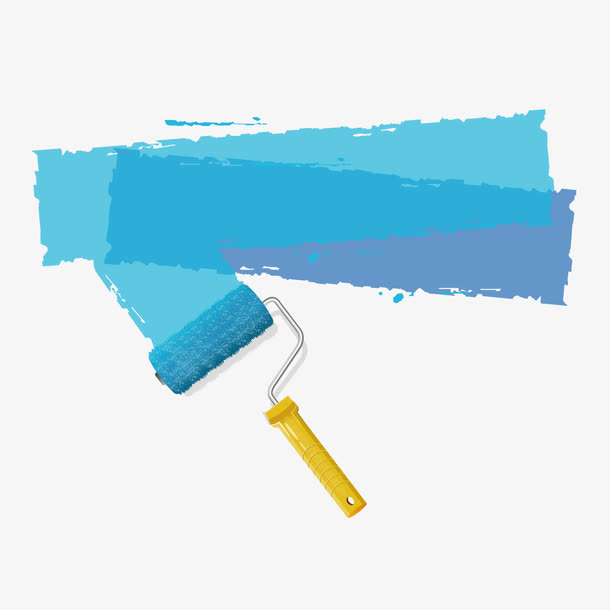 矢量图案素材刷漆粉刷