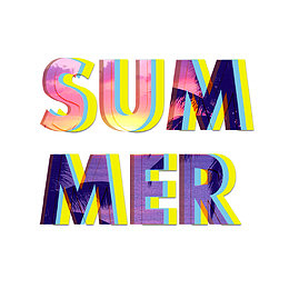 summer艺术字