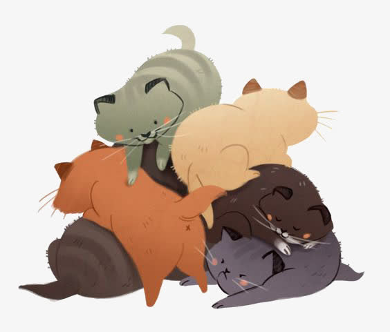 卡通胖猫咪