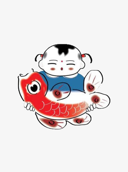 胖娃娃免抠素材