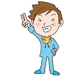 开心的男孩