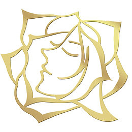 减肥logo美女花朵