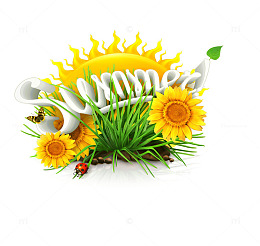卡通清新夏日summer