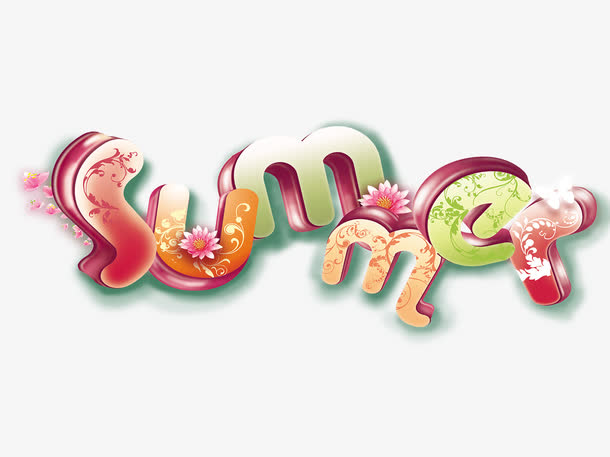 关键词 : 夏,夏天,夏季,英文艺术字,花朵英文,summer[声明] 觅元素