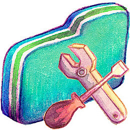 定制绿色文件夹summer-love-icons