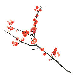 一枝梅花